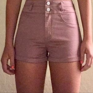 high waisted shorts